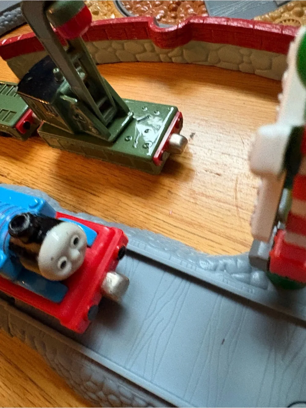 Mattel Thomas and friends take along track and case with trains.